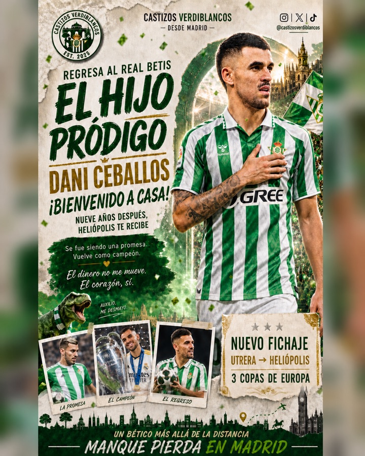 Publicación sobre Dani Ceballos